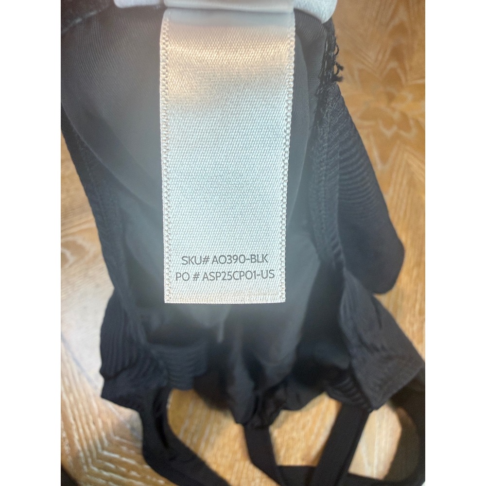 Andie Swim The Tulum One Piece Swimsuit Ribbed Black Size 2X - Picture 6 of 8